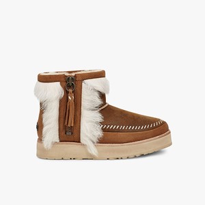 Ugg Fluff Punk Klassiska Stövlar Dam Bruna (341692XZQ)